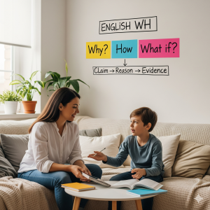 Cách xây dựng môi trường học tiếng Anh phản biện ngay tại nhà