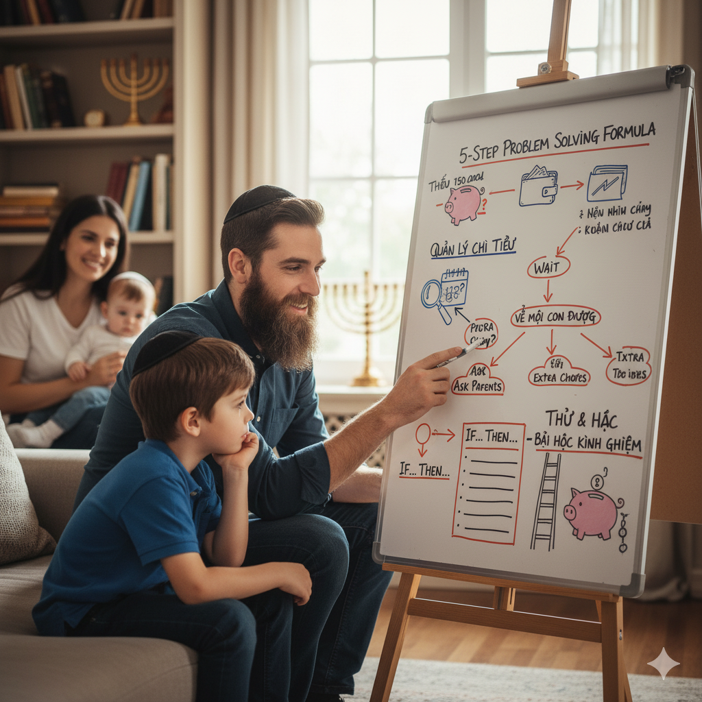 Ứng dụng tư duy logic trong đời sống: Cách người Do Thái dạy trẻ giải quyết vấn đề thực tế