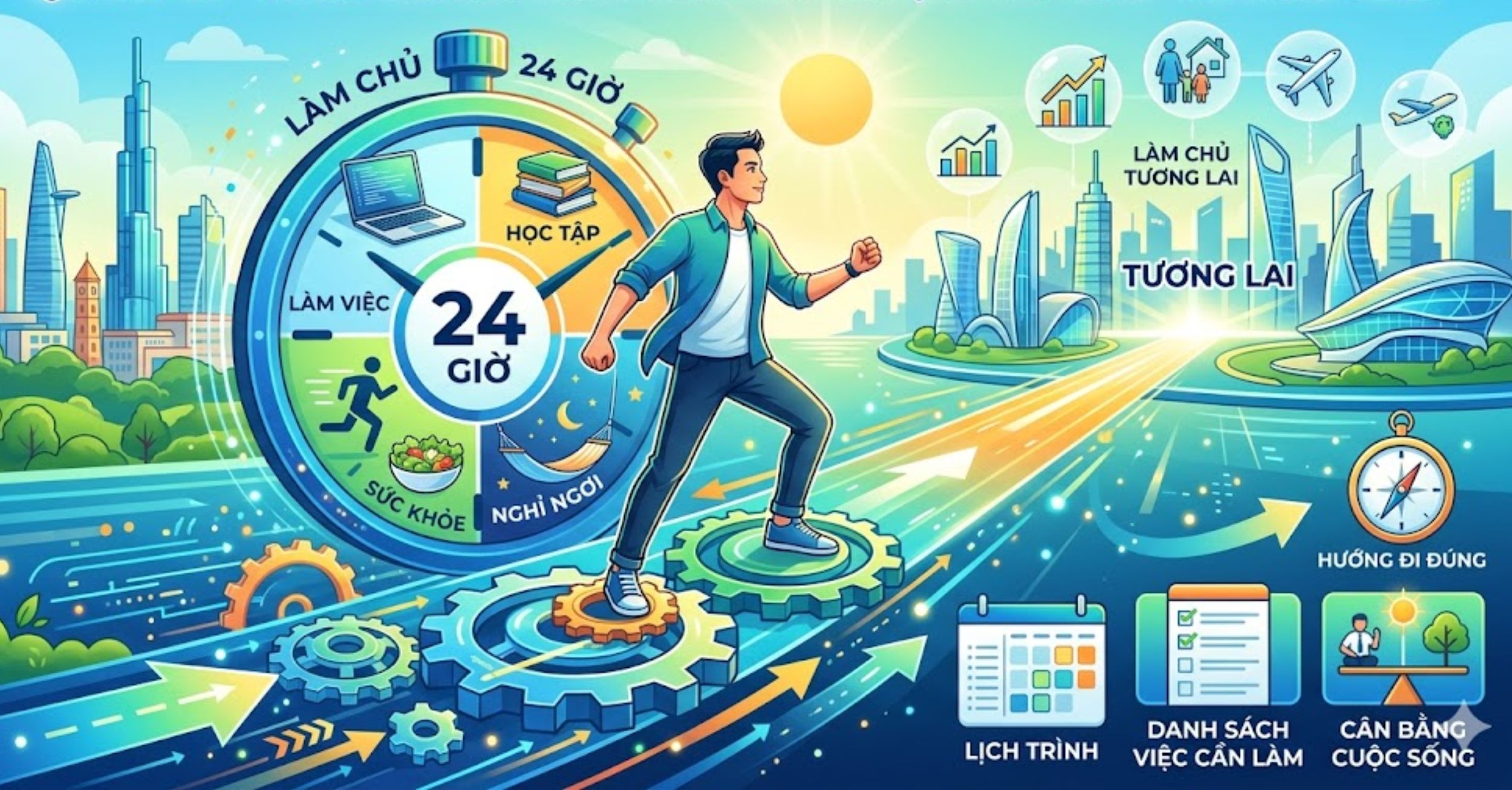 Quản Lý Thời Gian: Làm Chủ 24 Giờ, Làm Chủ Tương Lai