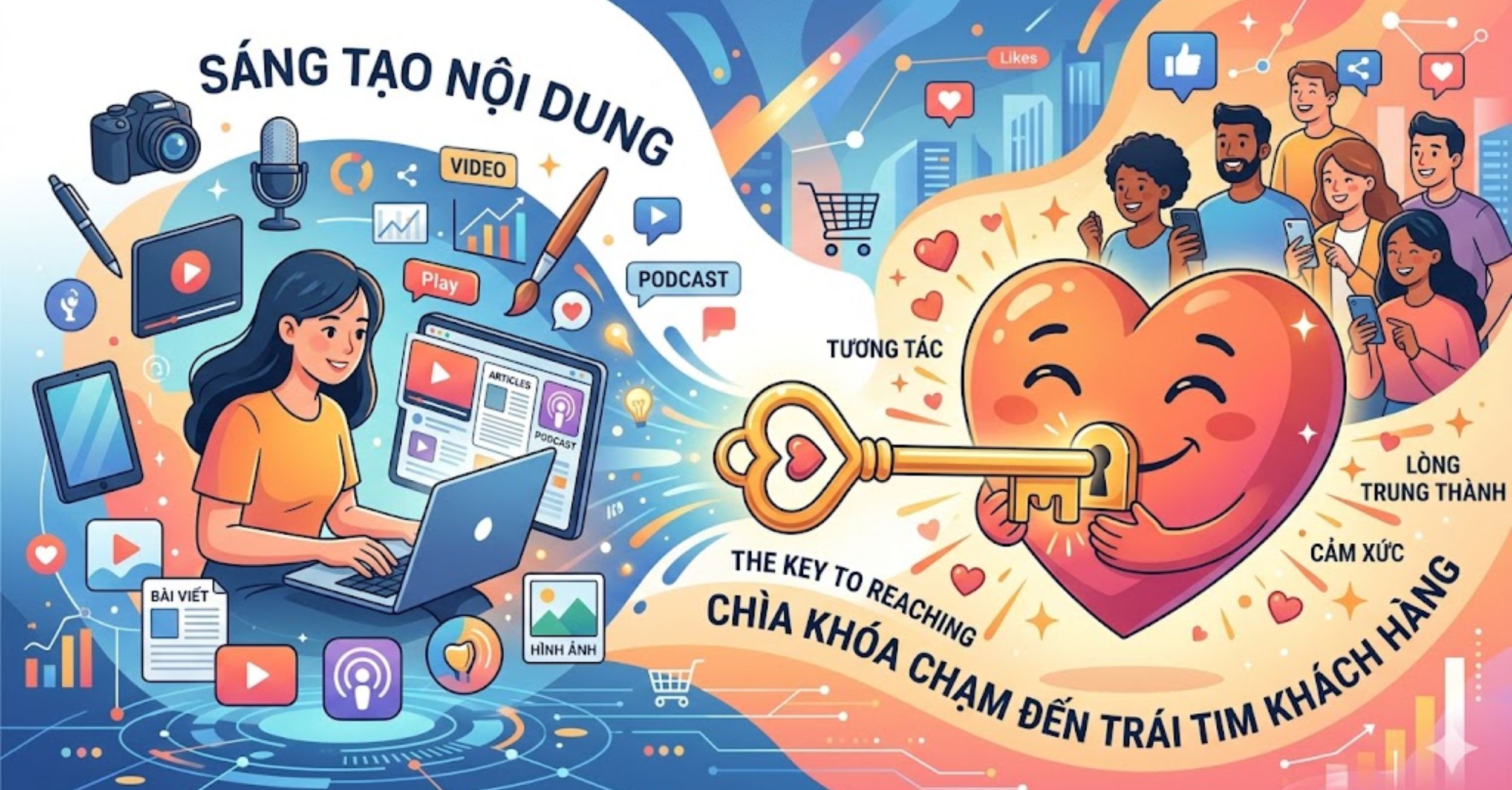Sáng Tạo Nội Dung: Chìa Khóa Chạm Đến Trái Tim Khách Hàng