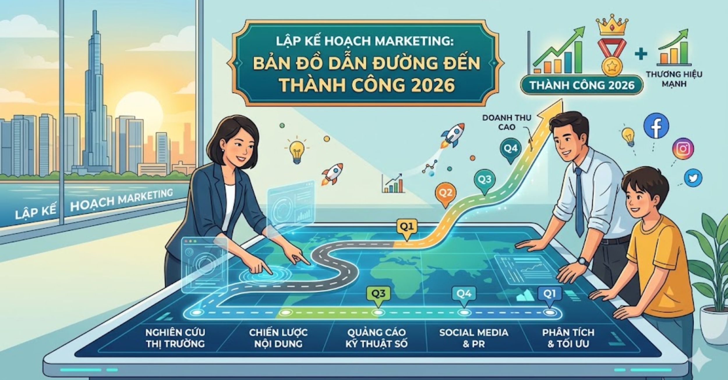 Lập Kế Hoạch Marketing: Bản Đồ Dẫn Đường Đến Thành Công 2026