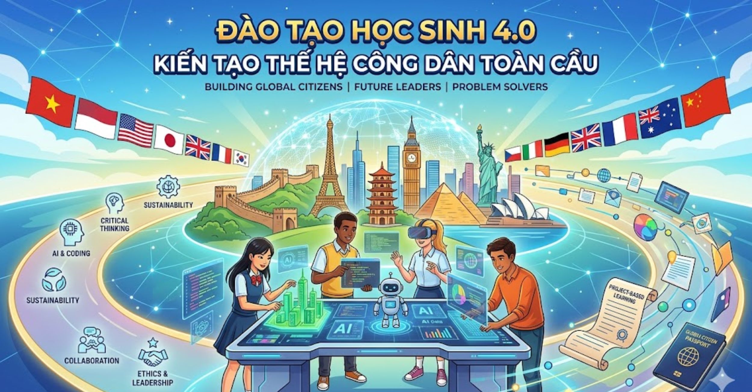 Đào Tạo Học Sinh 4.0: Kiến Tạo Thế Hệ Công Dân Toàn Cầu