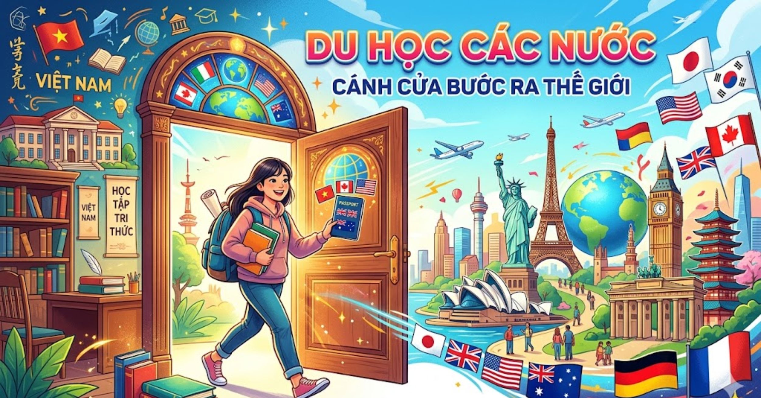 Du Học Các Nước: Cánh Cửa Bước Ra Thế Giới