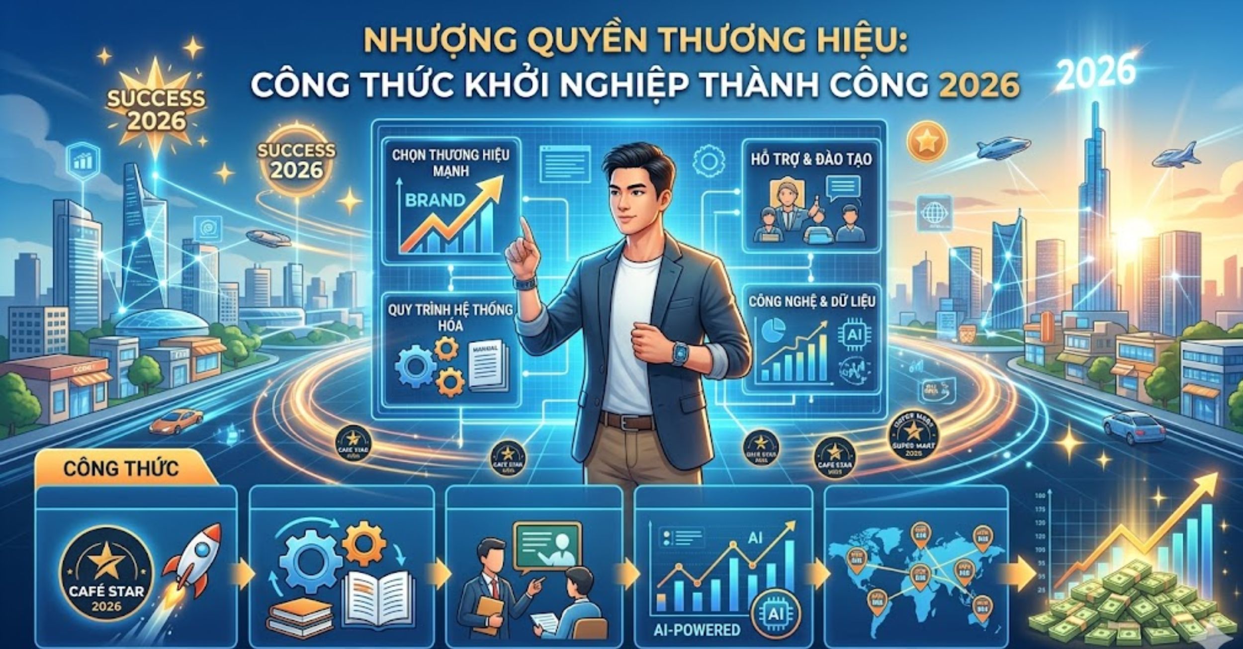 Nhượng Quyền Thương Hiệu: Công Thức Khởi Nghiệp Thành Công 2026