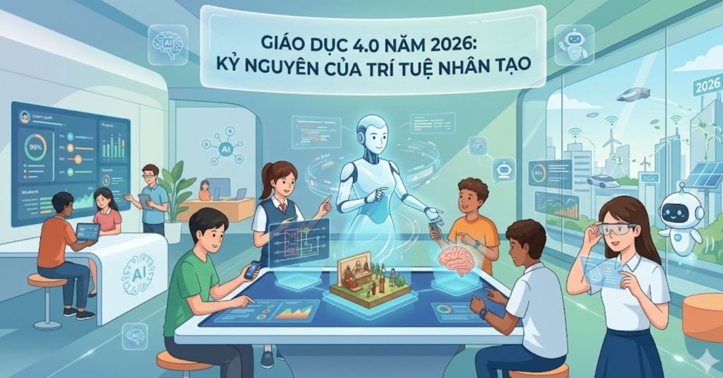 Giáo Dục 4.0 Năm 2026: Kỷ Nguyên Của Trí Tuệ Nhân Tạo