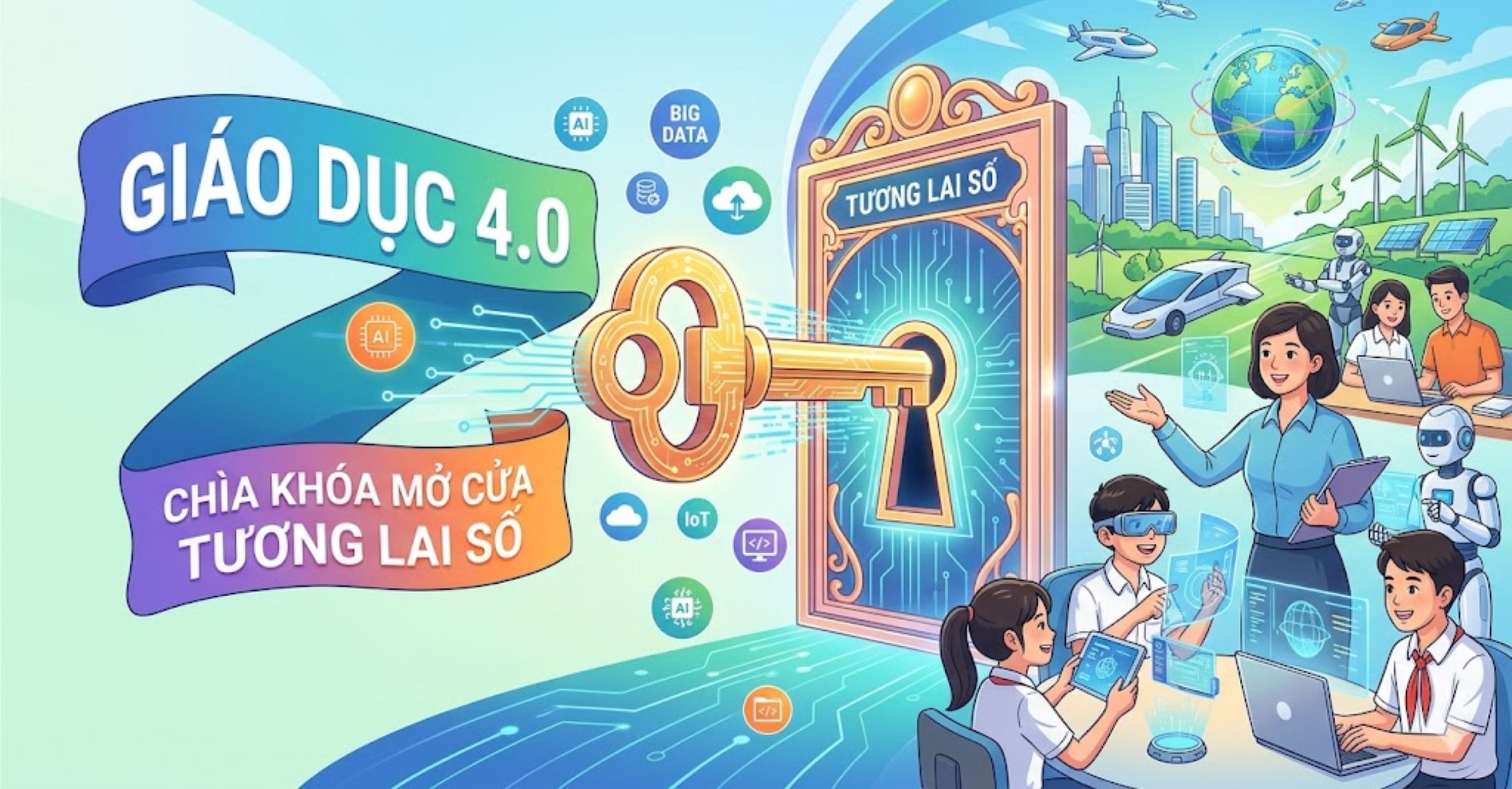 Giáo Dục 4.0: Chìa Khóa Mở Cửa Tương Lai Số