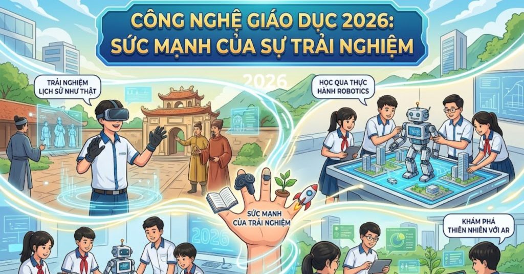 CÔNG NGHỆ GIÁO DỤC 2026: SỨC MẠNH CỦA SỰ TRẢI NGHIỆM