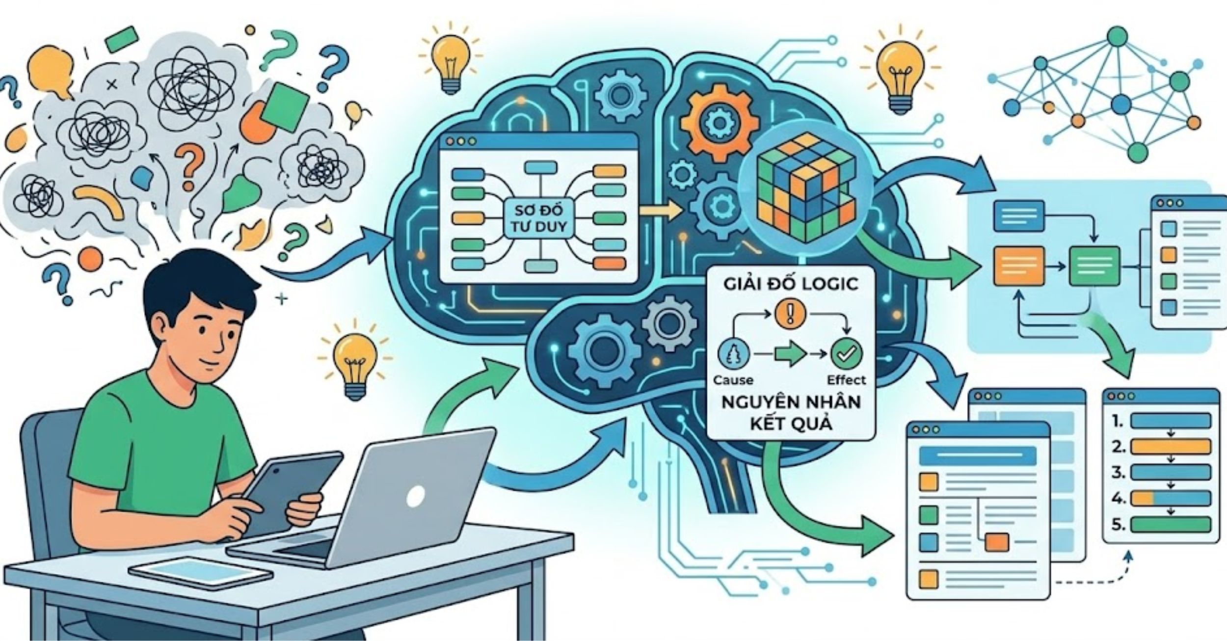 Tư Duy Logic: Sắp Xếp Suy Nghĩ Mạch Lạc