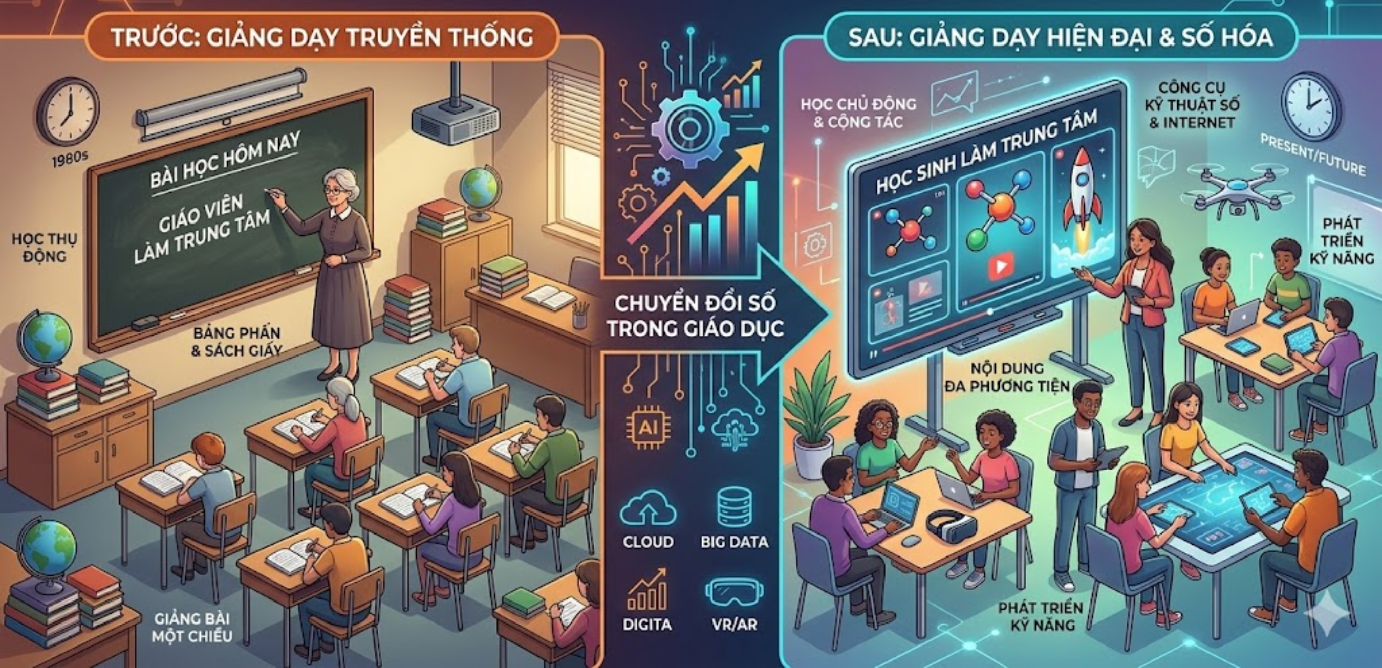 Những Thay Đổi Trong Cách Giảng Dạy