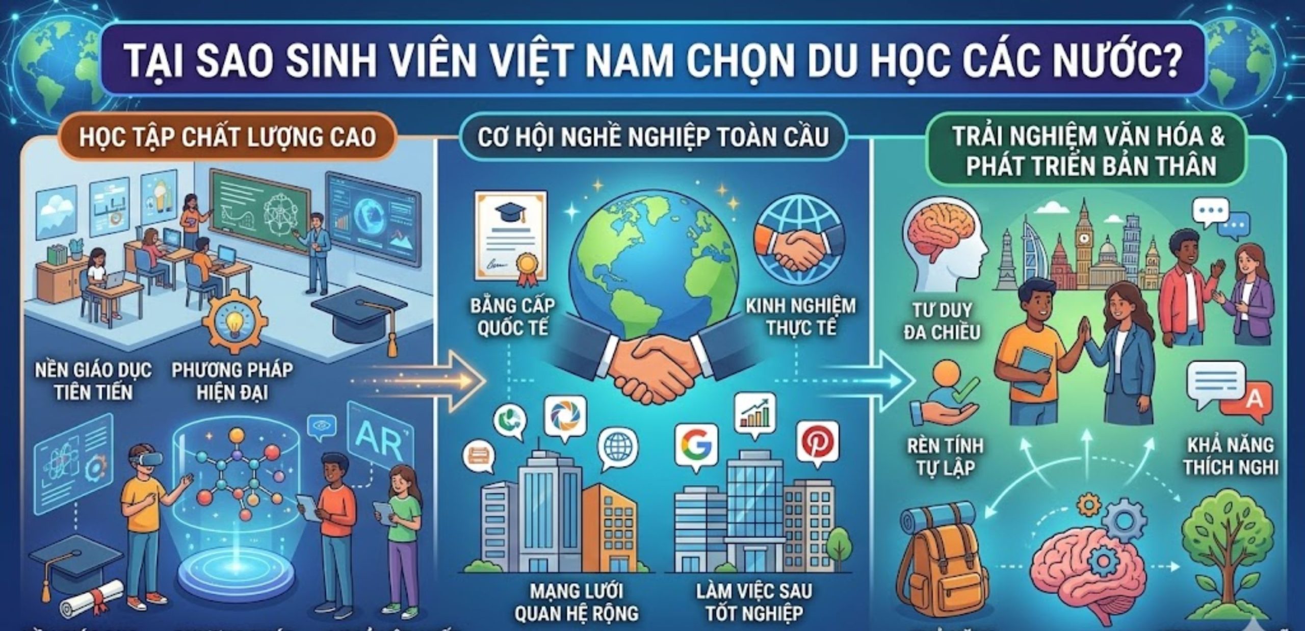 Tại Sao Sinh Viên Việt Nam Chọn Du Học Các Nước?