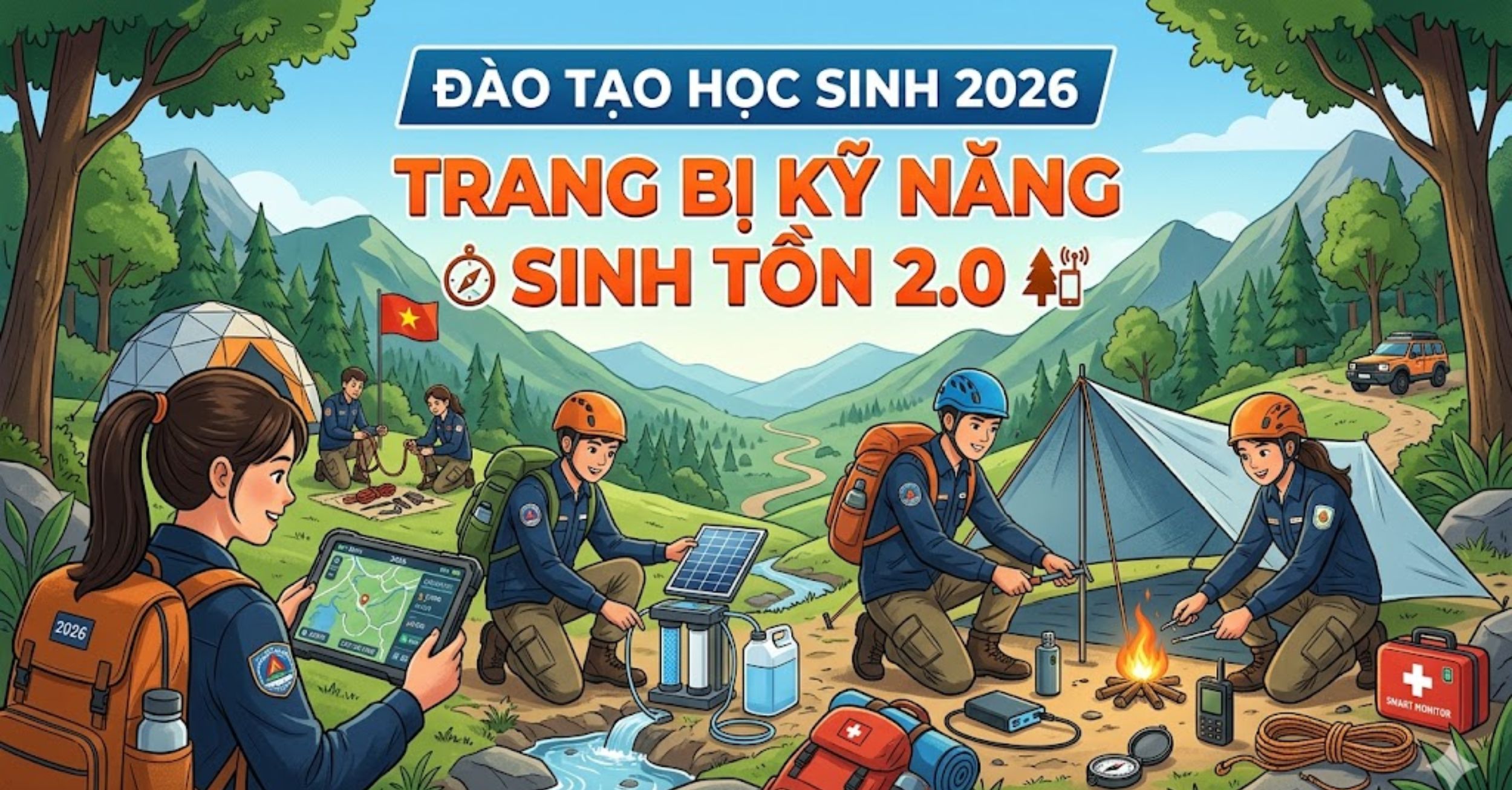 Đào Tạo Học Sinh 2026: Trang Bị Kỹ Năng Sinh Tồn 2.0