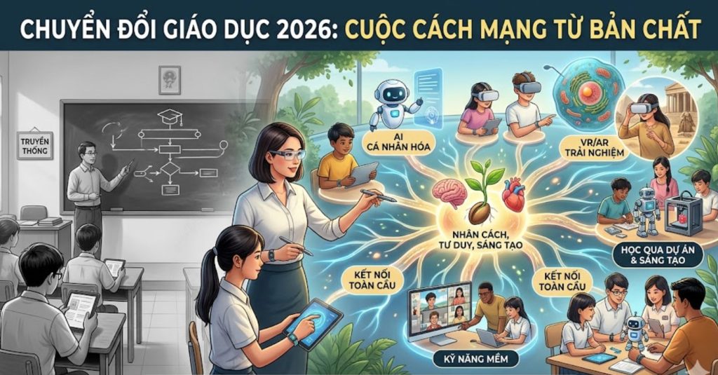 Chuyển Đổi Giáo Dục 2026: Cuộc Cách Mạng Từ Bản Chất
