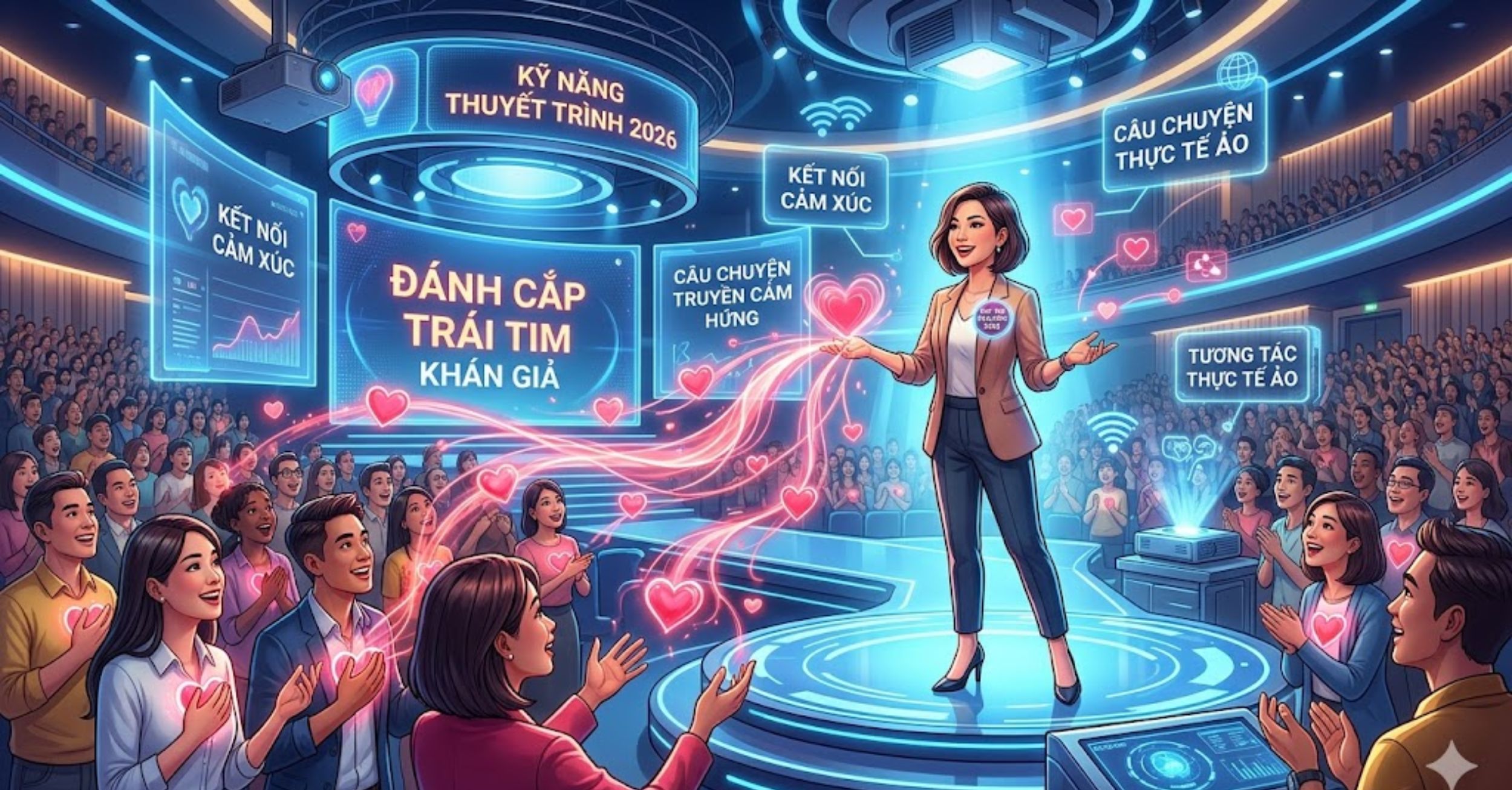 Kỹ Năng Thuyết Trình 2026: Đánh Cắp Trái Tim Khán Giả