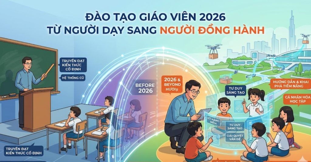 Đào Tạo Giáo Viên 2026: Từ Người Dạy Sang Người Đồng Hành