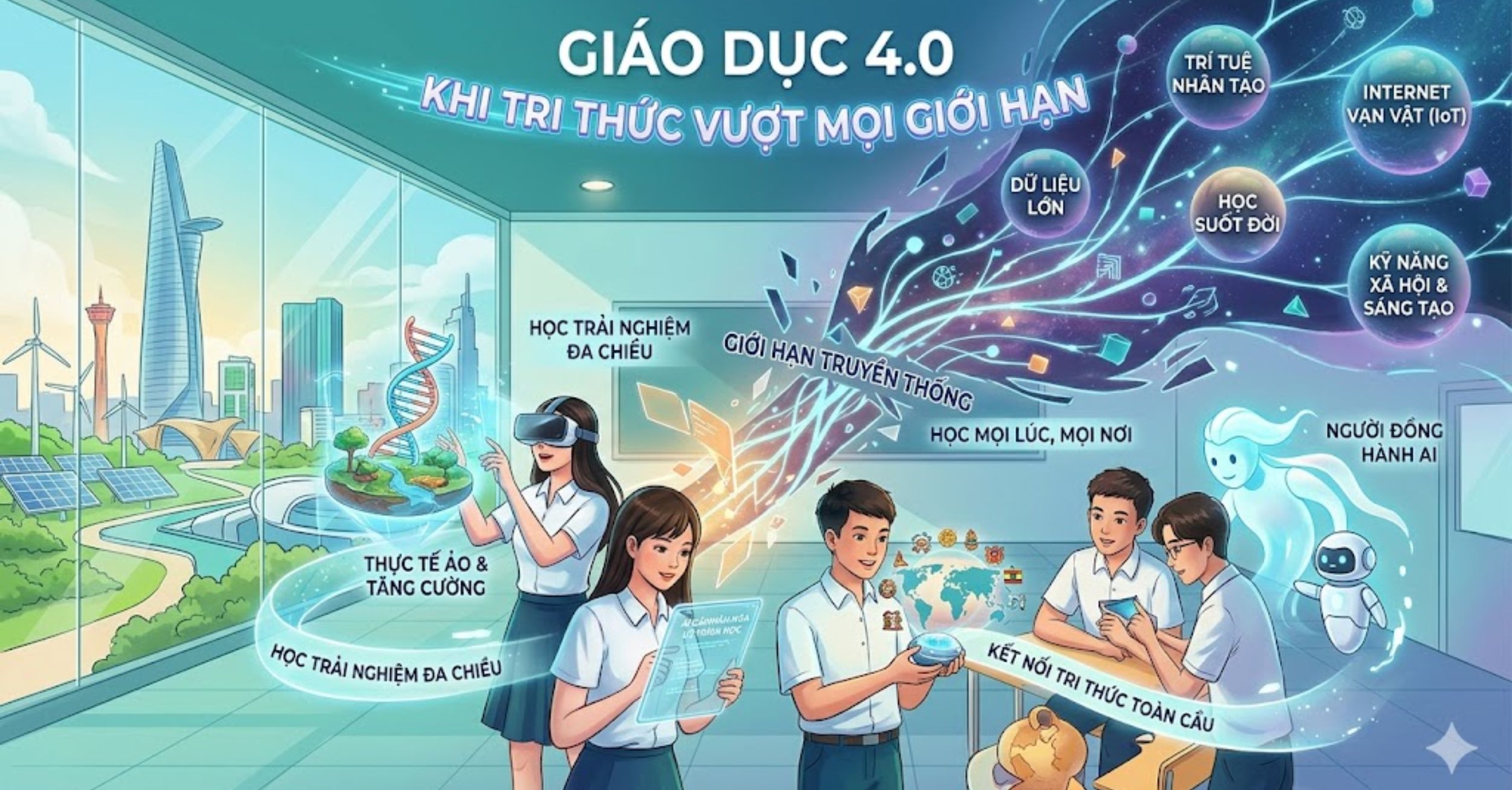 Giáo Dục 4.0: Khi Tri Thức Vượt Mọi Giới Hạn