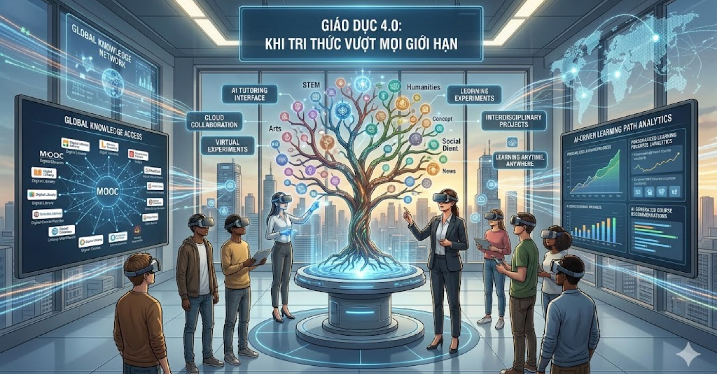 Giáo Dục 4.0: Khi Tri Thức Vượt Mọi Giới Hạn