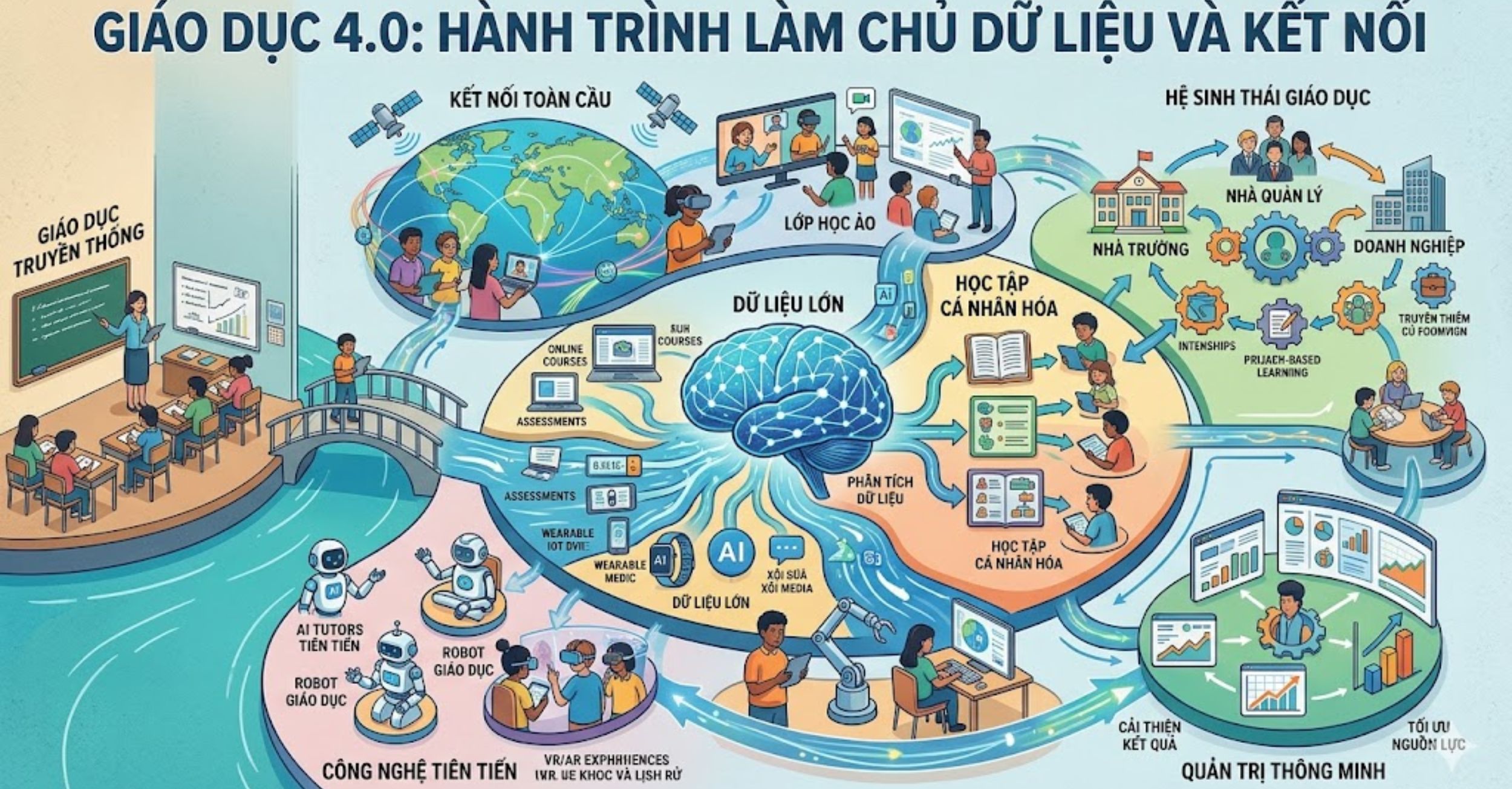 Giáo Dục 4.0: Hành Trình Làm Chủ Dữ Liệu Và Kết Nối