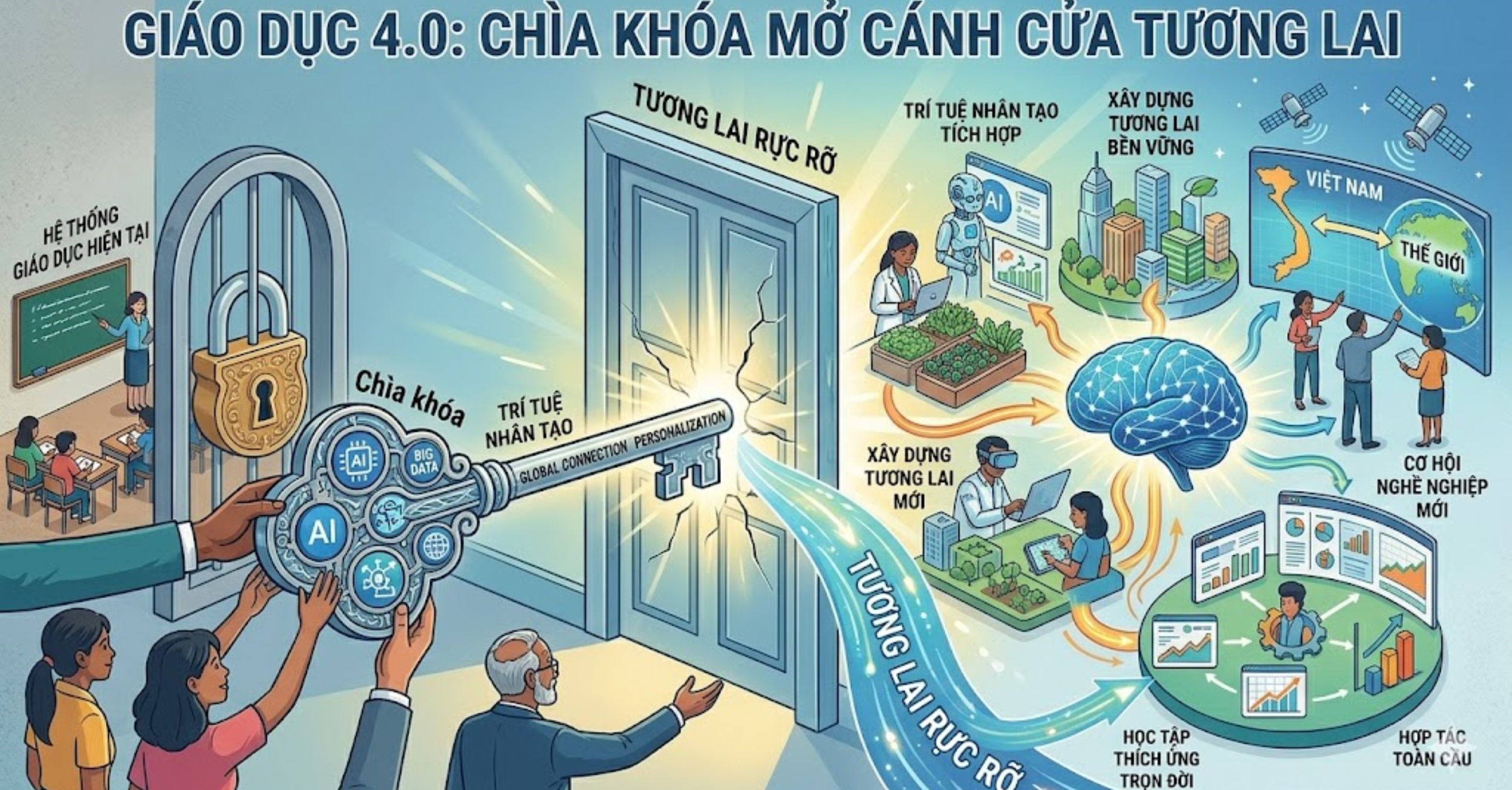 Giáo Dục 4.0: Chìa Khóa Mở Cánh Cửa Tương Lai