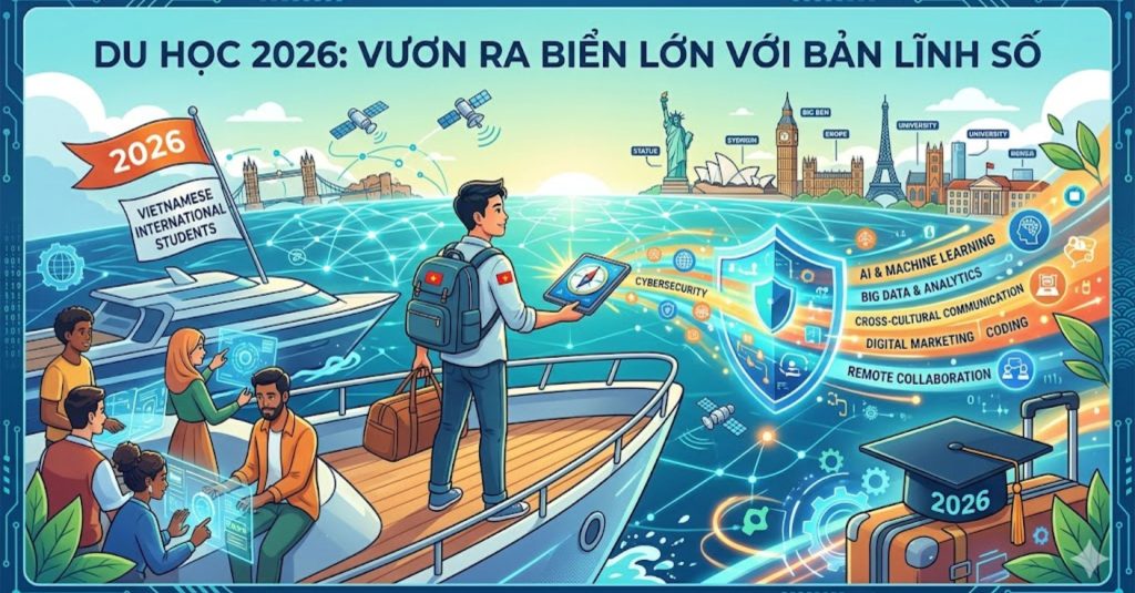 Du Học 2026: Vươn Ra Biển Lớn Với Bản Lĩnh Số