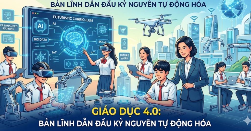 Giáo Dục 4.0: Bản Lĩnh Dẫn Đầu Kỷ Nguyên Tự Động Hóa