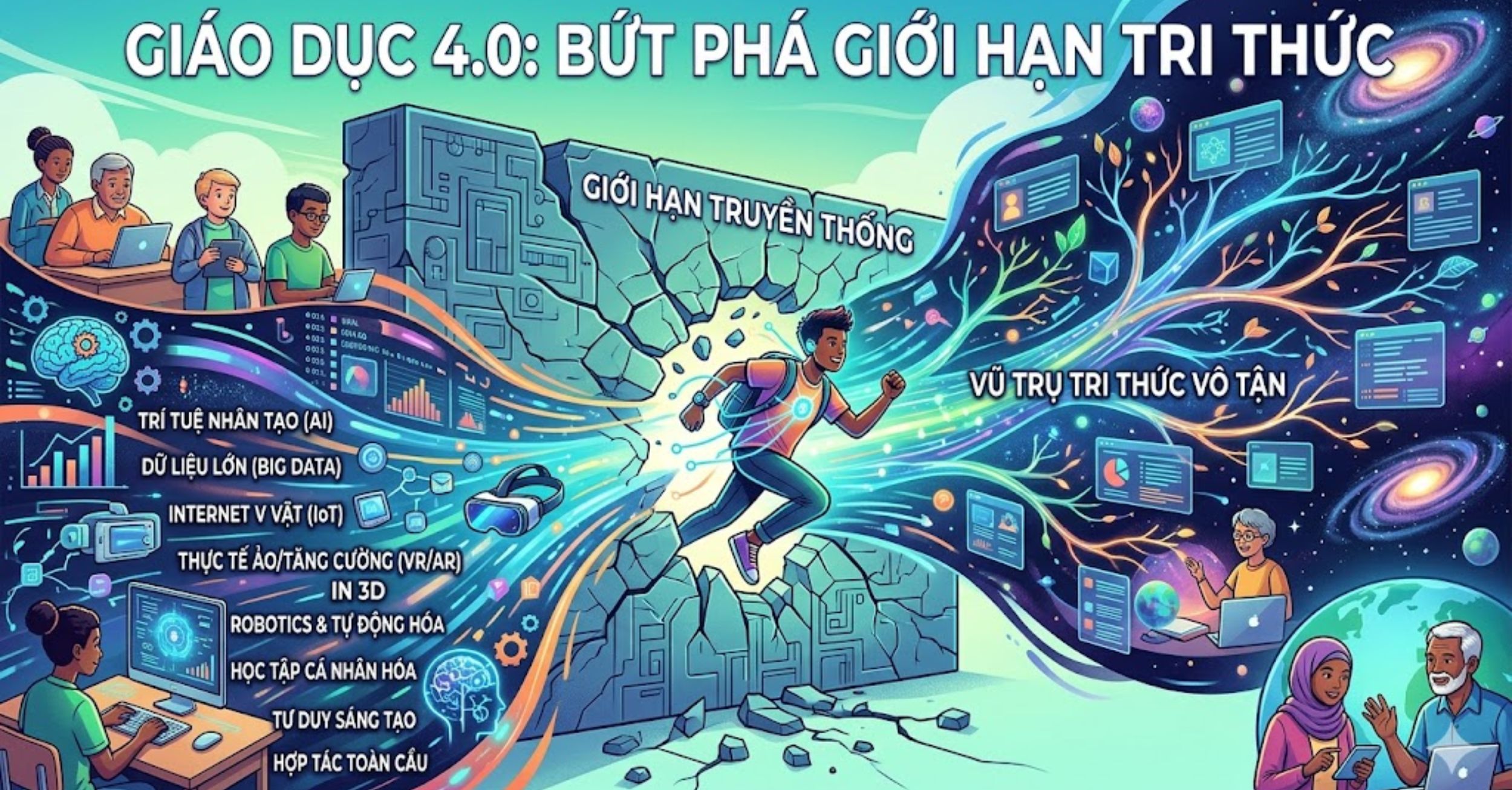 Giáo Dục 4.0: Bứt Phá Giới Hạn Tri Thức