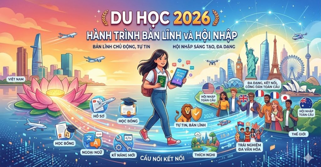 Du Học 2026: Hành Trình Bản Lĩnh Và Hội Nhập