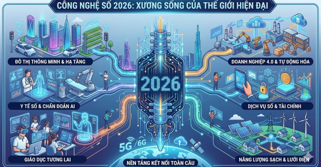 Công Nghệ Số 2026: Xương Sống Của Thế Giới Hiện Đại