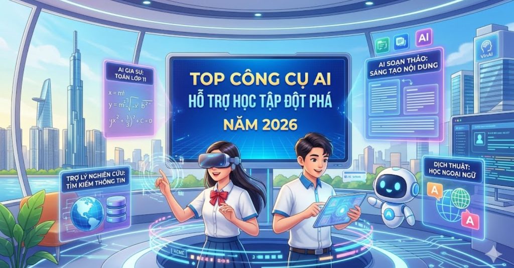 Top Công Cụ AI Hỗ Trợ Học Tập Đột Phá Năm 2026