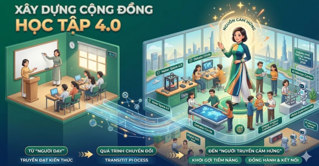 Xây Dựng Cộng Đồng Học Tập 4.0: Từ "Người Dạy" Đến "Người Truyền Cảm Hứng"