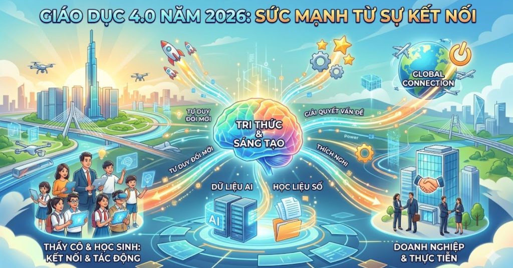 Giáo Dục 4.0 Năm 2026: Sức Mạnh Từ Sự Kết Nối