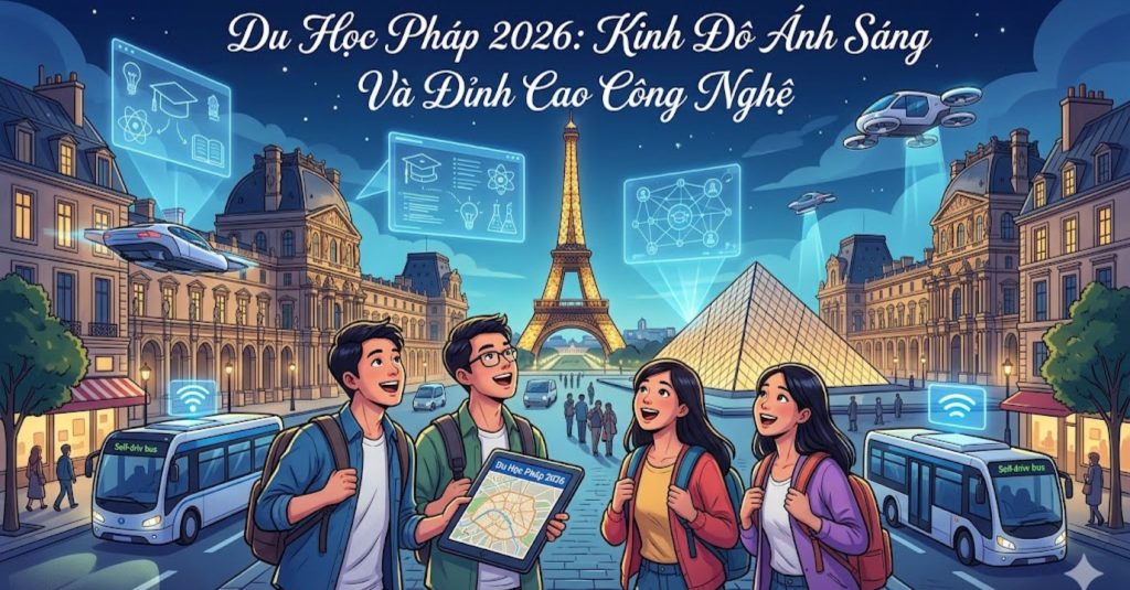 Du Học Pháp 2026: Kinh Đô Ánh Sáng Và Đỉnh Cao Công Nghệ