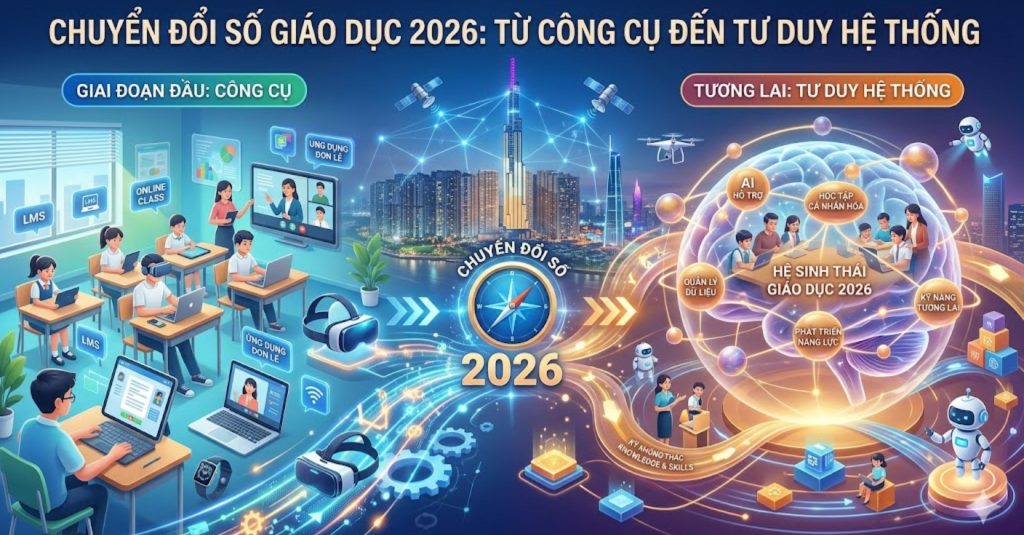 Chuyển Đổi Số Giáo Dục 2026: Từ Công Cụ Đến Tư Duy Hệ Thống
