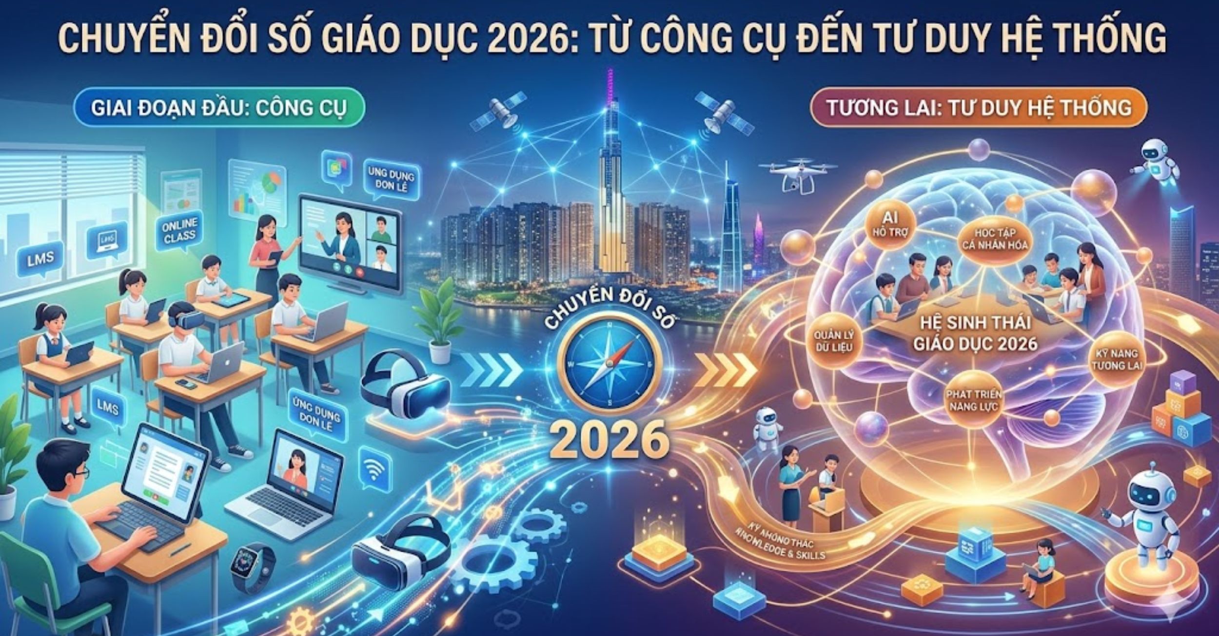 Chuyển Đổi Số Giáo Dục 2026: Từ Công Cụ Đến Tư Duy Hệ Thống