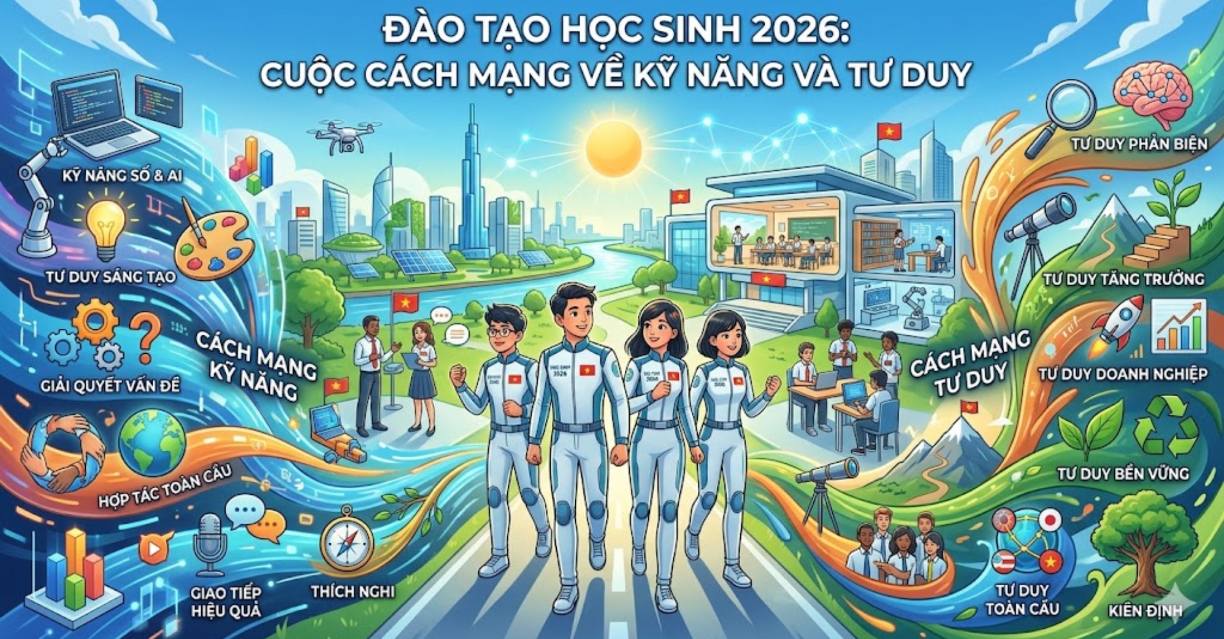 Đào Tạo Học Sinh 2026: Cuộc Cách Mạng Về Kỹ Năng Và Tư Duy