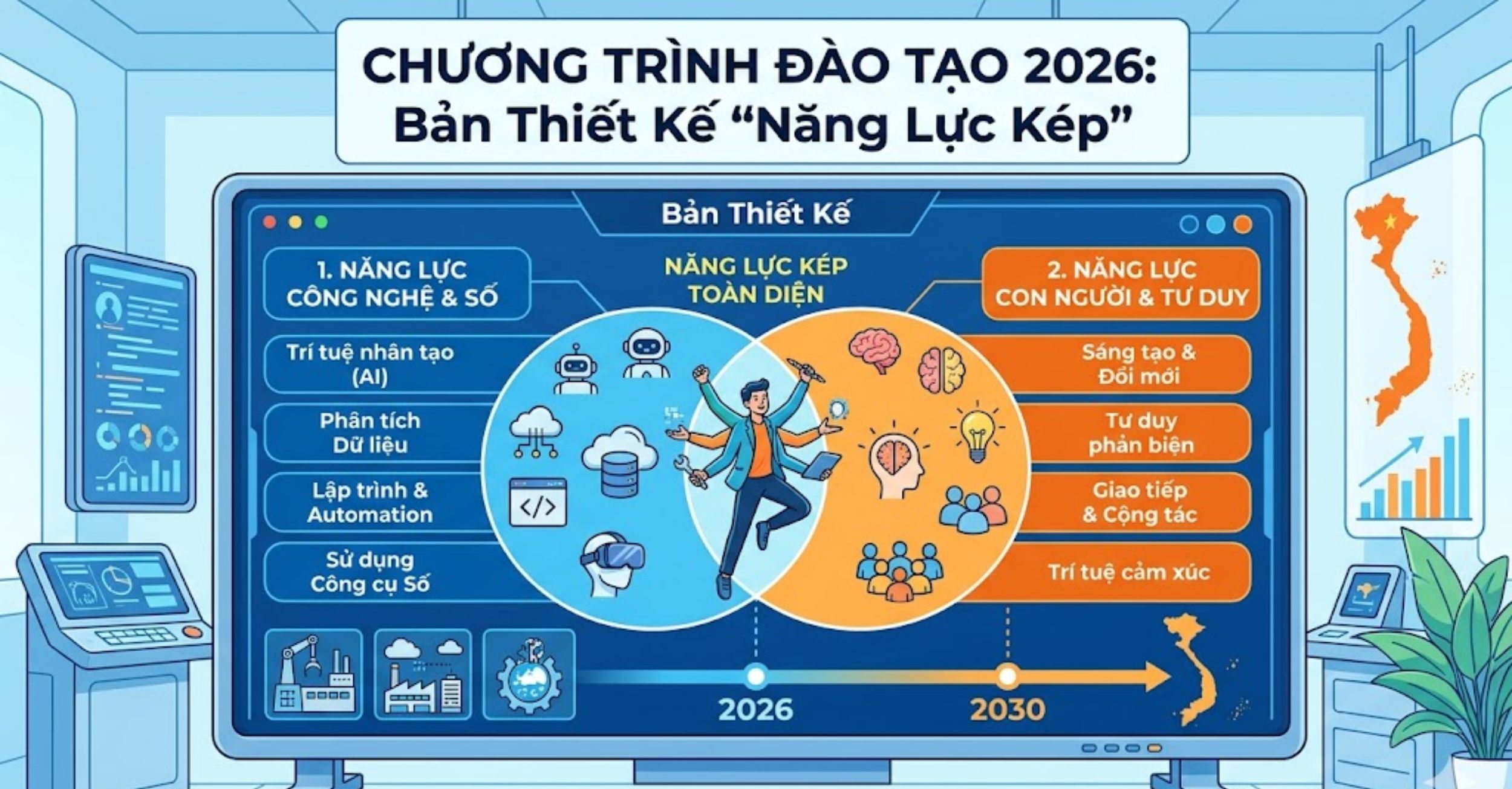 Chương Trình Đào Tạo 2026: Bản Thiết Kế "Năng Lực Kép"