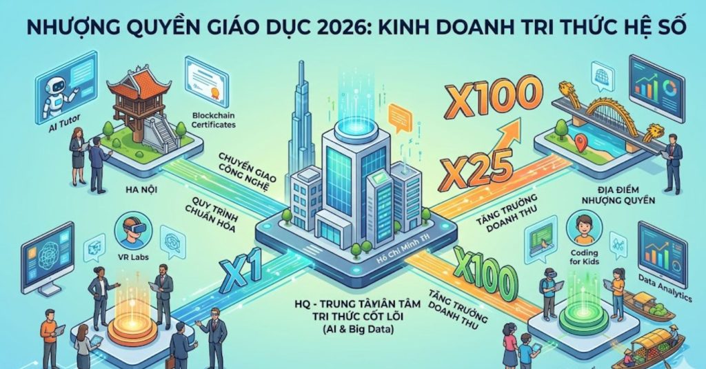 Nhượng Quyền Giáo Dục 2026: Kinh Doanh Tri Thức Hệ Số