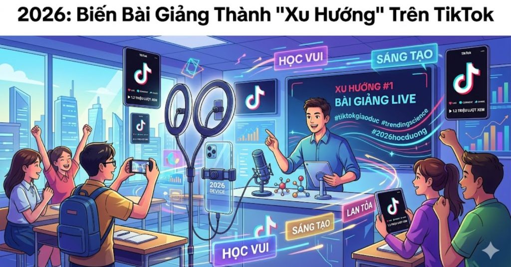 2026: Biến Bài Giảng Thành "Xu Hướng" Trên TikTok