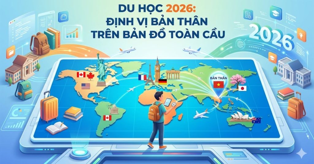 Du Học 2026: Định Vị Bản Thân Trên Bản Đồ Toàn Cầu