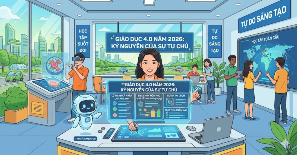 Giáo Dục 4.0 Năm 2026: Kỷ Nguyên Của Sự Tự Chủ