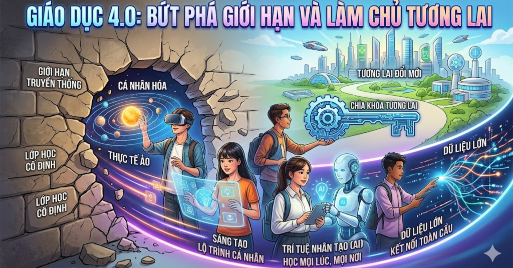 Giáo Dục 4.0: Bứt Phá Giới Hạn Và Làm Chủ Tương Lai