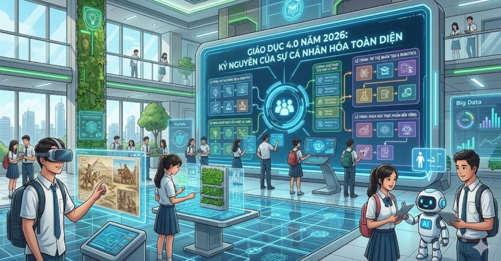 Giáo Dục 4.0 Năm 2026: Kỷ Nguyên Của Sự Cá Nhân Hóa Toàn Diện