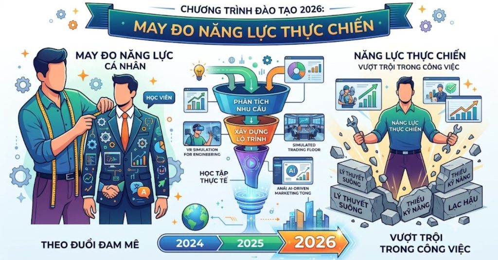 Chương Trình Đào Tạo 2026: May Đo Năng Lực Thực Chiến