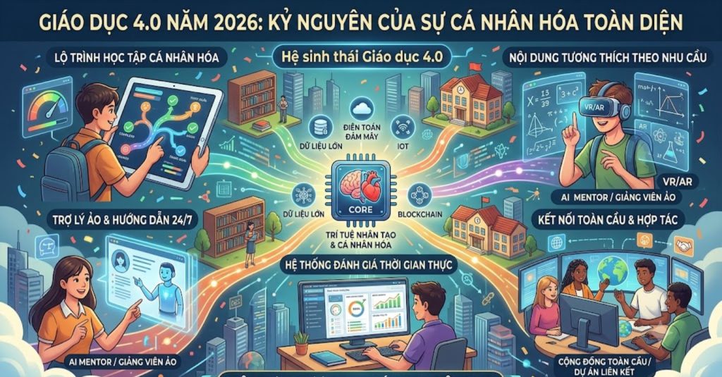 Giáo Dục 4.0 Năm 2026: Kỷ Nguyên Của Sự Cá Nhân Hóa Toàn Diện