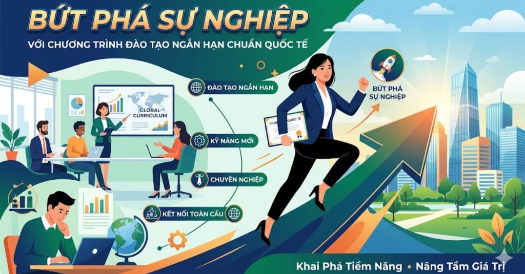 Bứt Phá Sự Nghiệp Với Chương Trình Đào Tạo Ngắn Hạn Chuẩn Quốc Tế