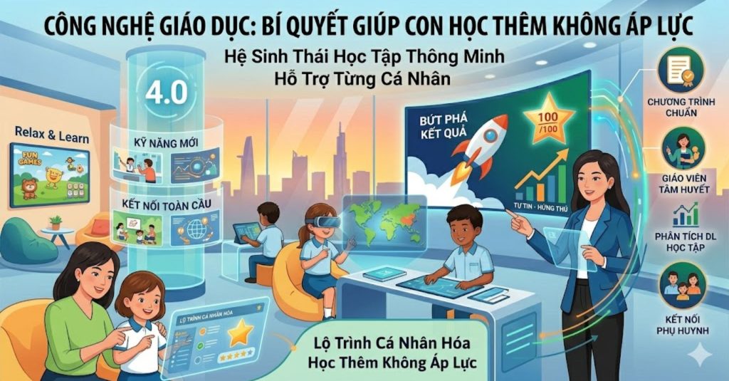 Công Nghệ Giáo Dục: Bí Quyết Giúp Con Học Thêm Không Áp Lực