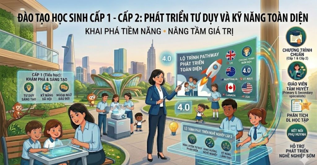 Đào Tạo Học Sinh Cấp 1 - Cấp 2: Phát Triển Tư Duy Và Kỹ Năng Toàn Diện