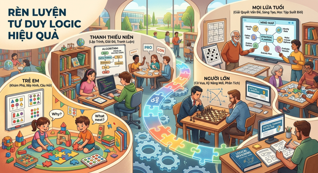 Cách Rèn Luyện Tư Duy Logic Hiệu Quả Cho Mọi Lứa Tuổi
