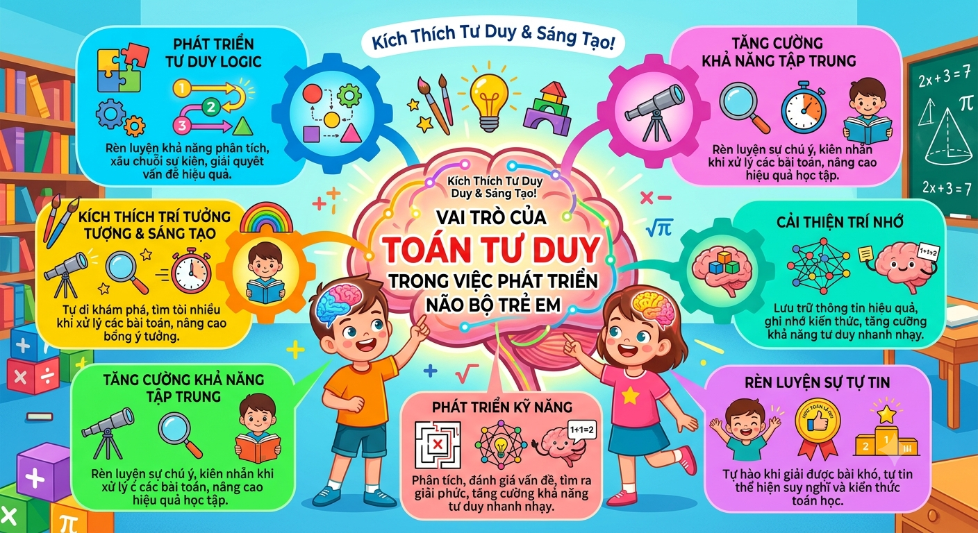 Vai Trò Của Toán Tư Duy Trong Việc Phát Triển Não Bộ Trẻ Em