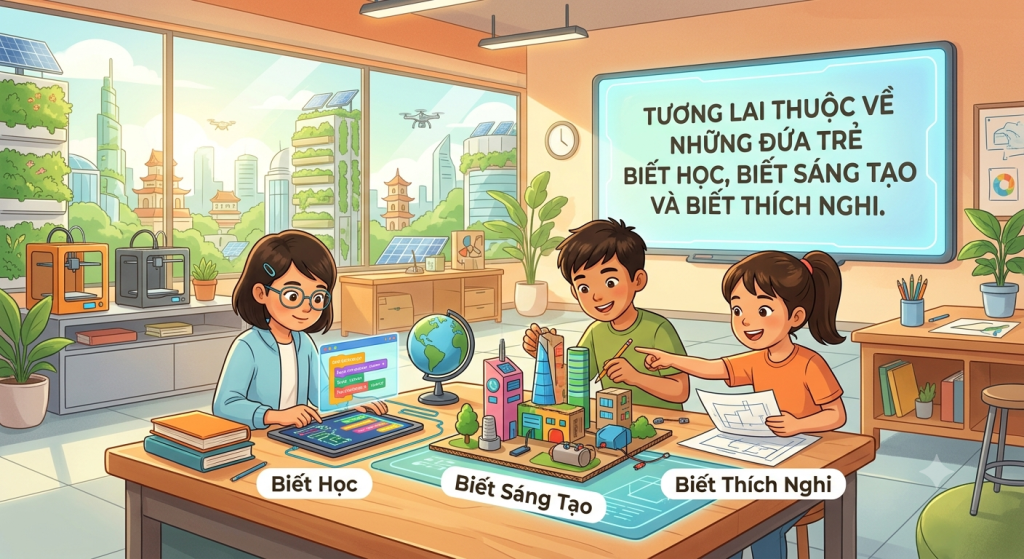 Tương Lai Thuộc Về Những Đứa Trẻ Biết Học, Biết Sáng Tạo Và Biết Thích Nghi