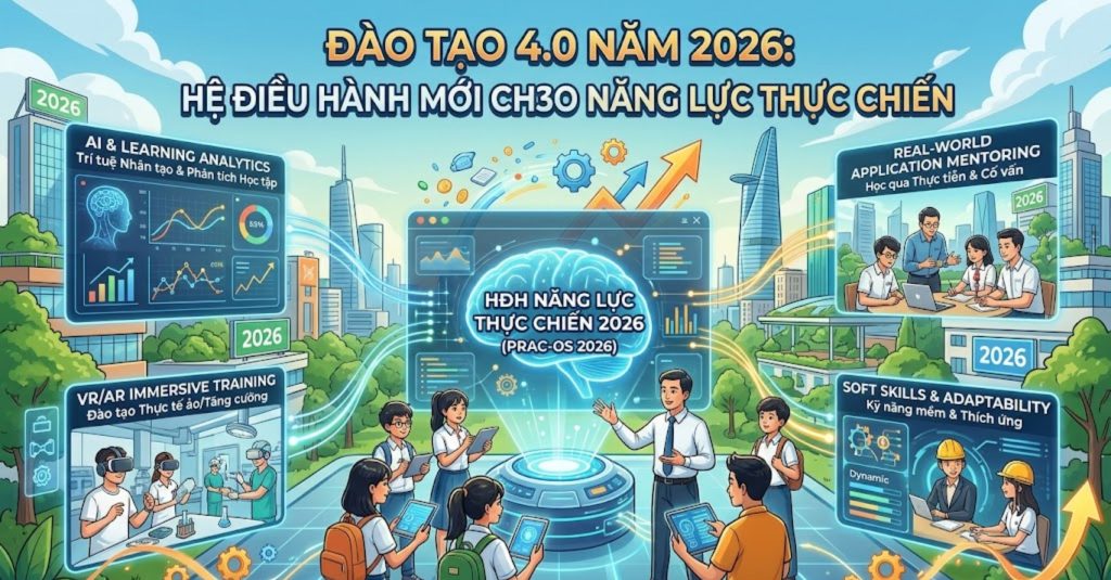 Đào Tạo 4.0 Năm 2026: Hệ Điều Hành Mới Cho Năng Lực Thực Chiến